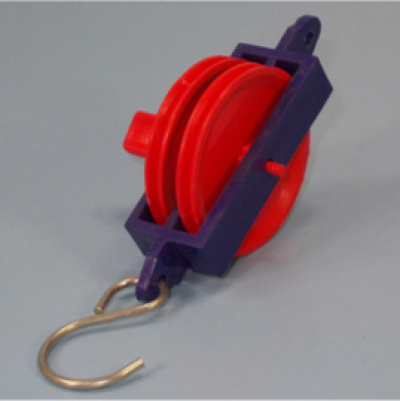 Two pulley moving