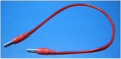 RED CONNECTING WIRES WITH TERMINALS
