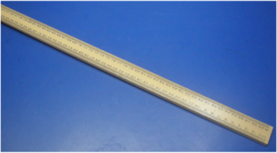 Graduated Wooden Ruler