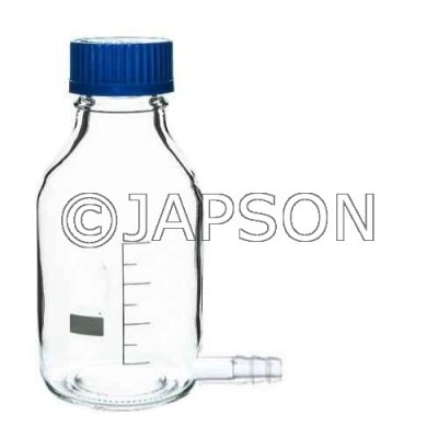 Aspirator Bottles, Screw Cap with Tubulation