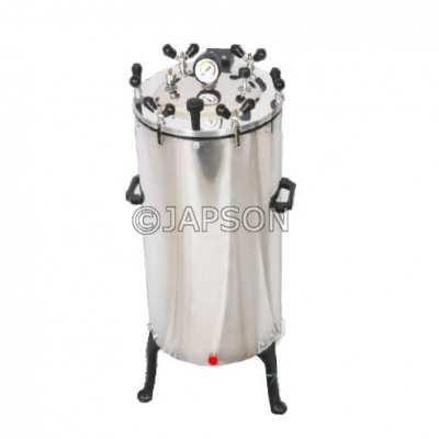 Autoclave, Vertical, Stainless Steel, Nut Locking, (Sterilizer Pressure Type)