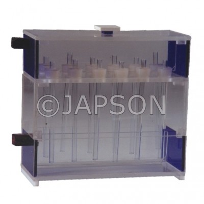 Bar Gel Polyacrylamide Electrophoresis Apparatus Rectangular 