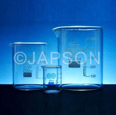 Beaker, Low Form, Borosilicate Glass