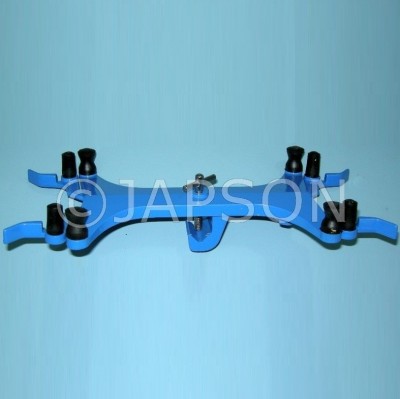 Burette Clamp Double, Pressure Die Casting, Euro Design