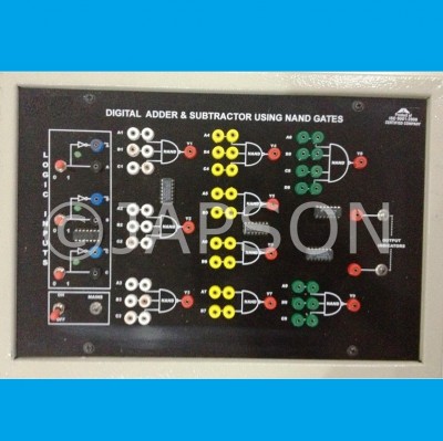 Digital Trainer to Verify Adder & Subtractor using NAND Gate Experiment Apparatus