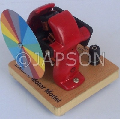 Electric Motor Model with Newton Colour Disc