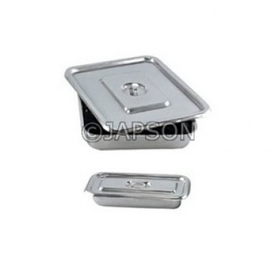 Instrument Tray With Cover, Stainless Steel