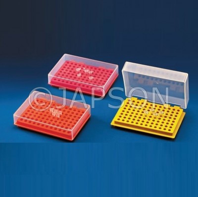 PCR Tube Rack with Hinges - Autoclavable