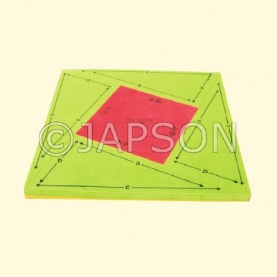 Pythagoras Theorem (Reverse Method) for School Maths Lab