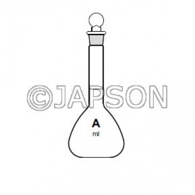 Quartz Volumetric Flask with Stopper, Class-A