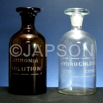 Reagent Bottle, Labelled