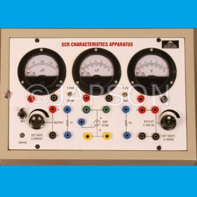 SCR Characteristics Apparatus with Regulated Power Supply