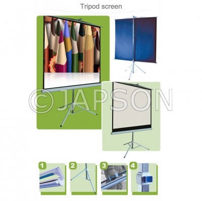 Tripod Projection Screens