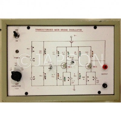 Wein Bridge Oscillator using Transistor Experiment Apparatus