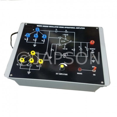 Wein's Bridge Oscillator using Operational Amplifier