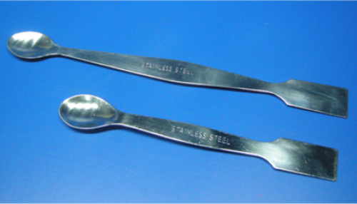 Metal Rod with Pointed End and Spoon 