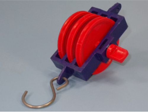 Triple Moving Pulleys, Made of ABS Material
