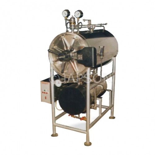 Autoclave, Horizontal, Cylindrical, Double Wall