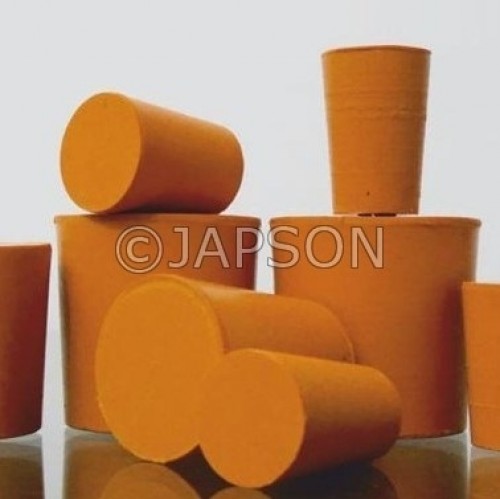 Rubber Cork Stopper, Extra Soft, Solid