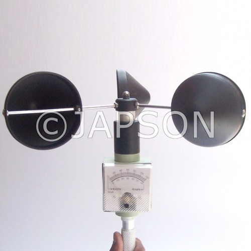 Cup Anemometer with Analog Display