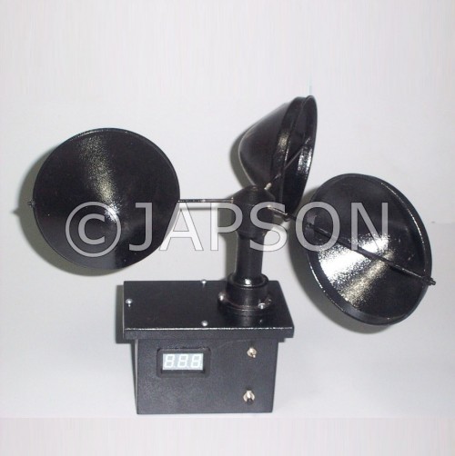 Cup Anemometer with Digital Display