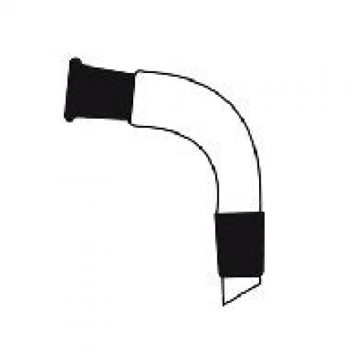 Receiver Adapter, Plain Bend