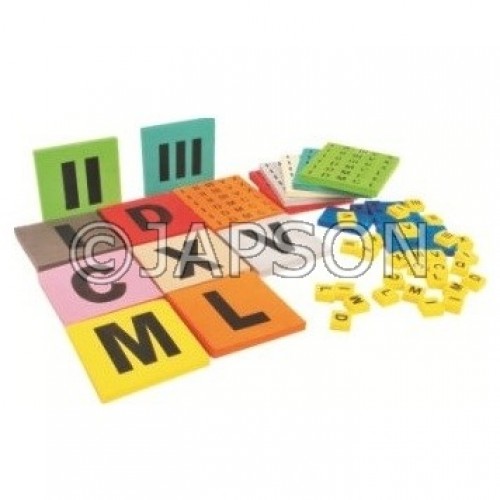Roman Number Kit (Group Activity) for School Maths Lab