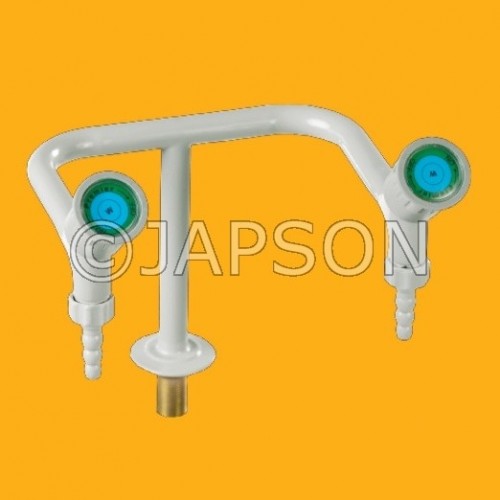 Water Tap for Furniture, 2 Way, Euro, for Pharma & Lab