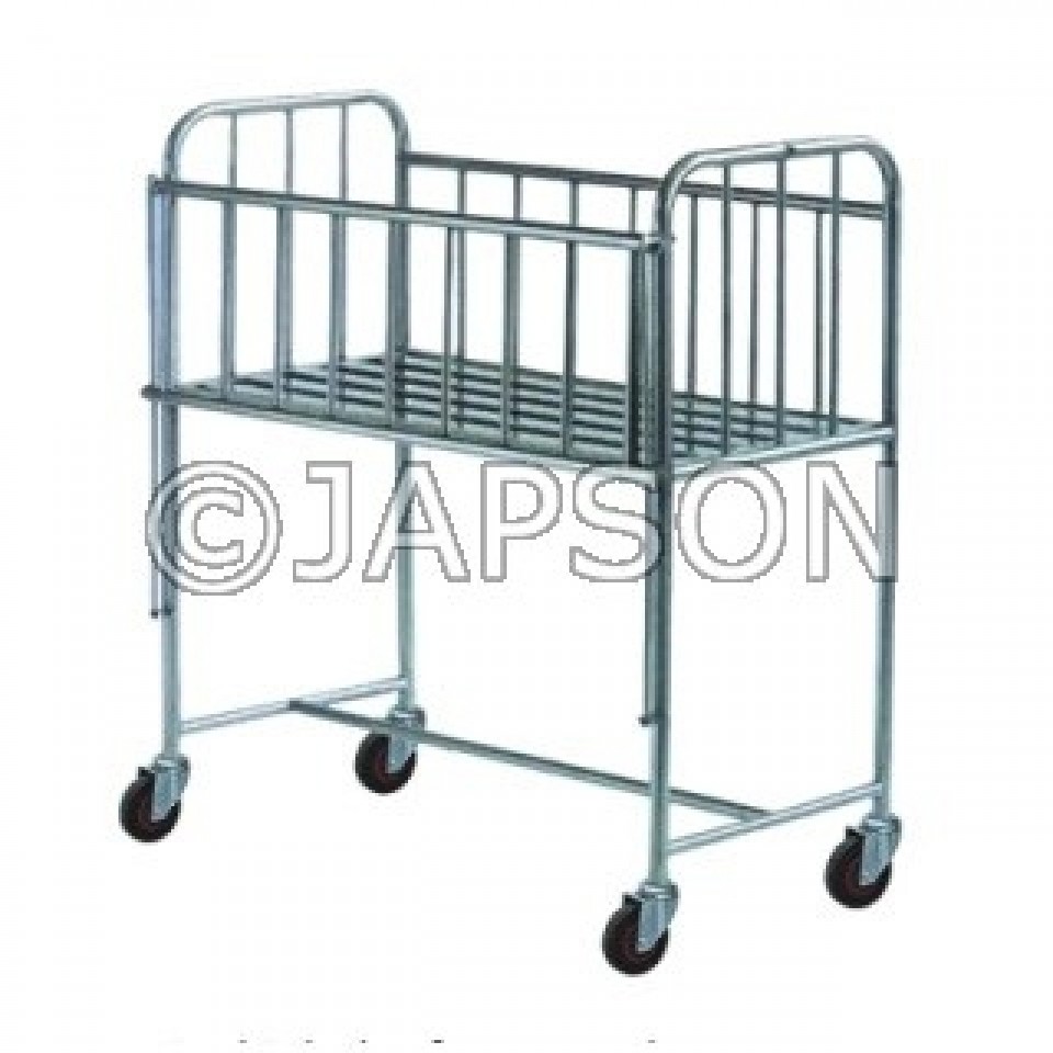 Steel baby cot top