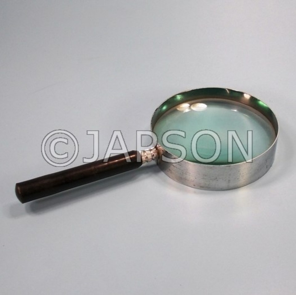 Magnifier Reading Glass Metal, P510D, EISCO